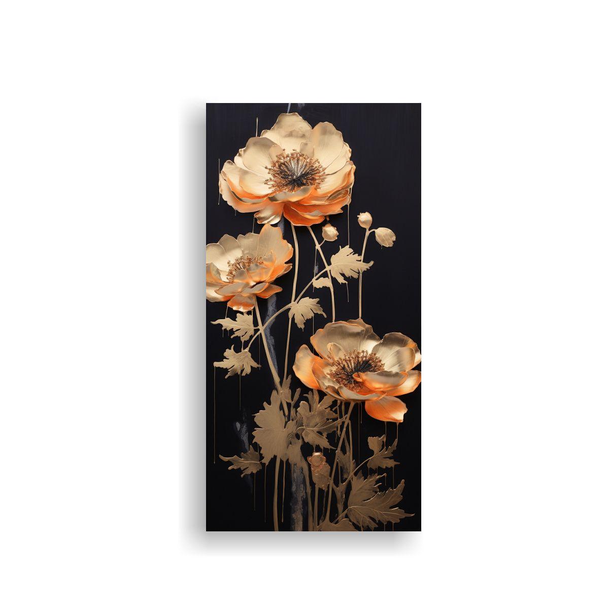 Pintura Decorativa En Lienzo Tonos Impactantes 80x160cm-0