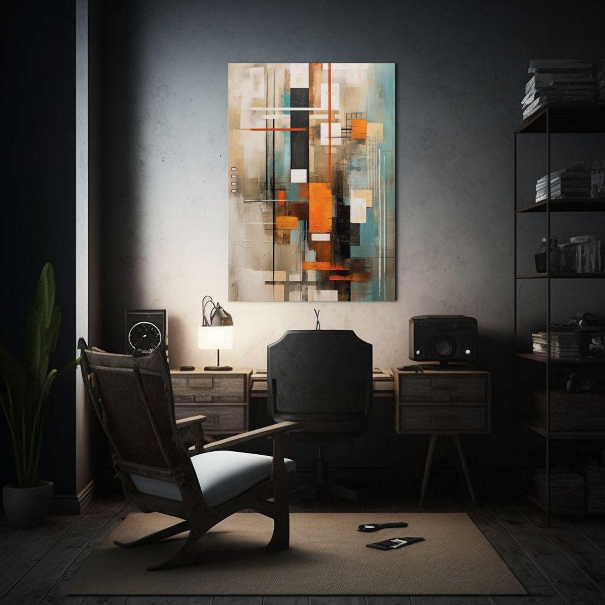 Pinturas Abstractas 2023 De Canva Tonos Refinado 80x120cm-2