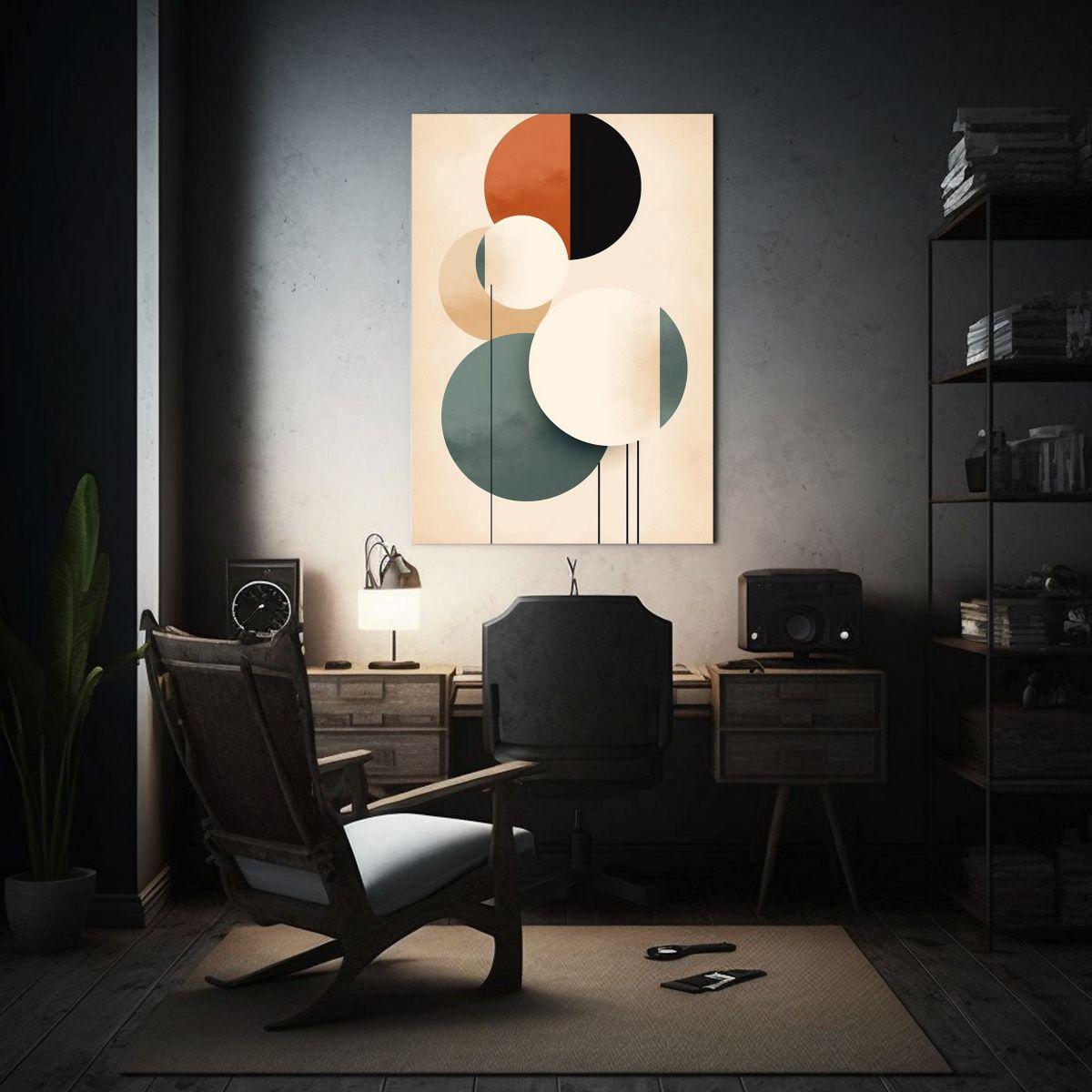 Pintura Abstracta Minimalista Conceptual Armoniosa 60x90 Cm-2