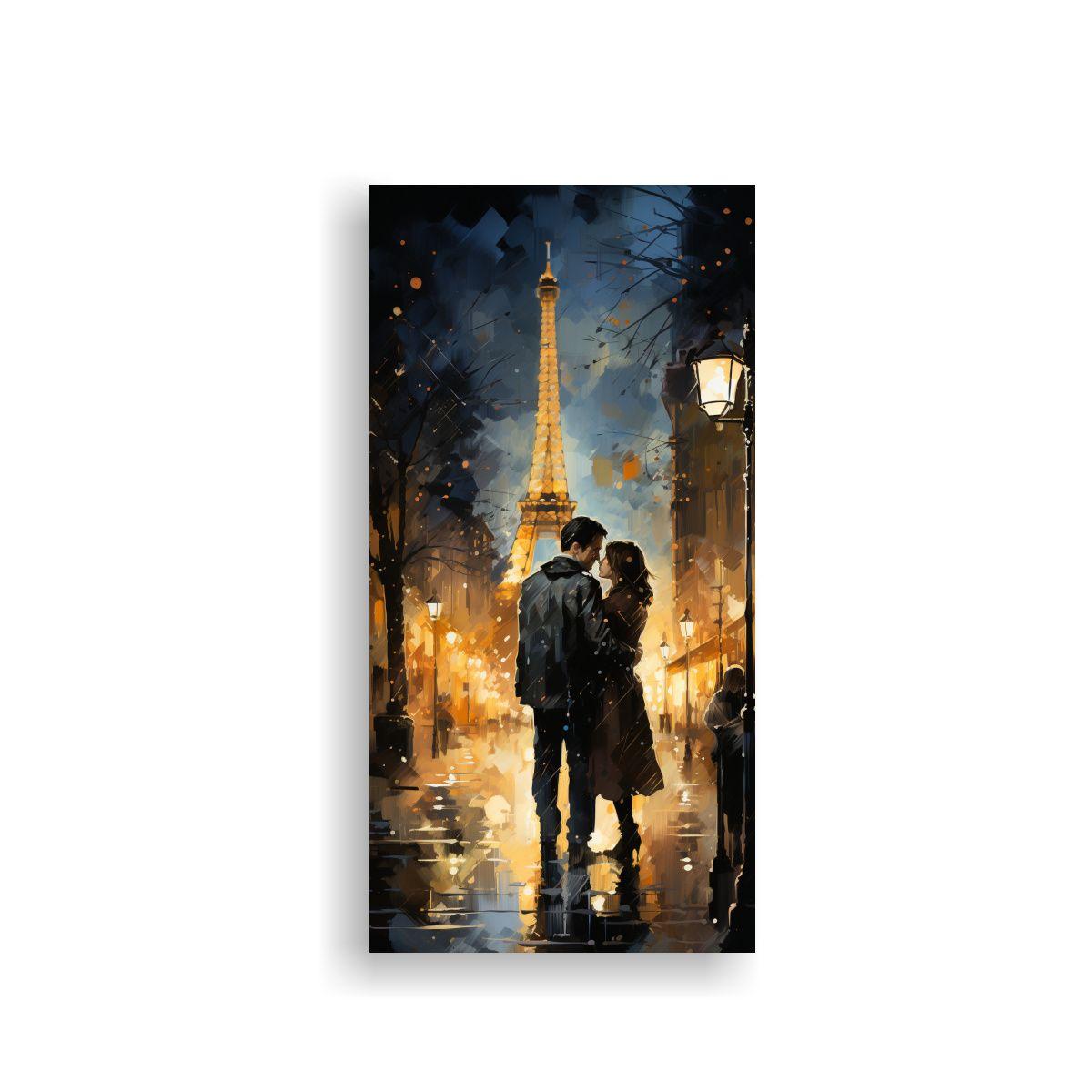 Cuadro De Tela Decorativo Dos Hombres Besándose 60x120cm-0