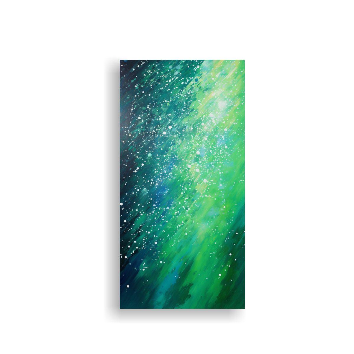 Pintura En Bastidor Moderno Armonía De Colores 30x60cm-0