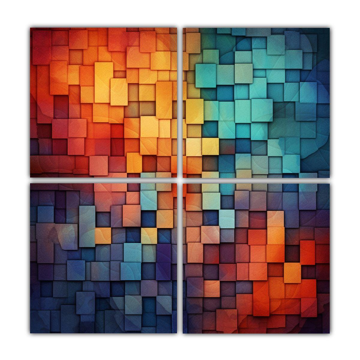 Pinturas Decorativas Con Fondo De Textura 40x40 Cm-0