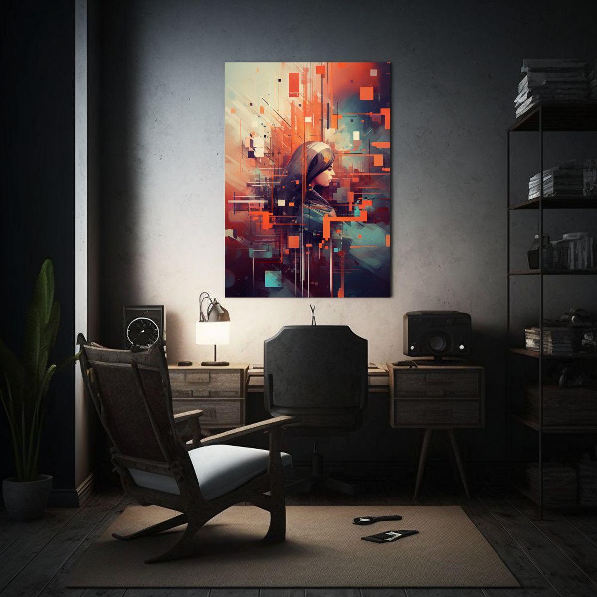 Pintura Experimental Arte Colores Naturaleza Viva 50x75cm-2