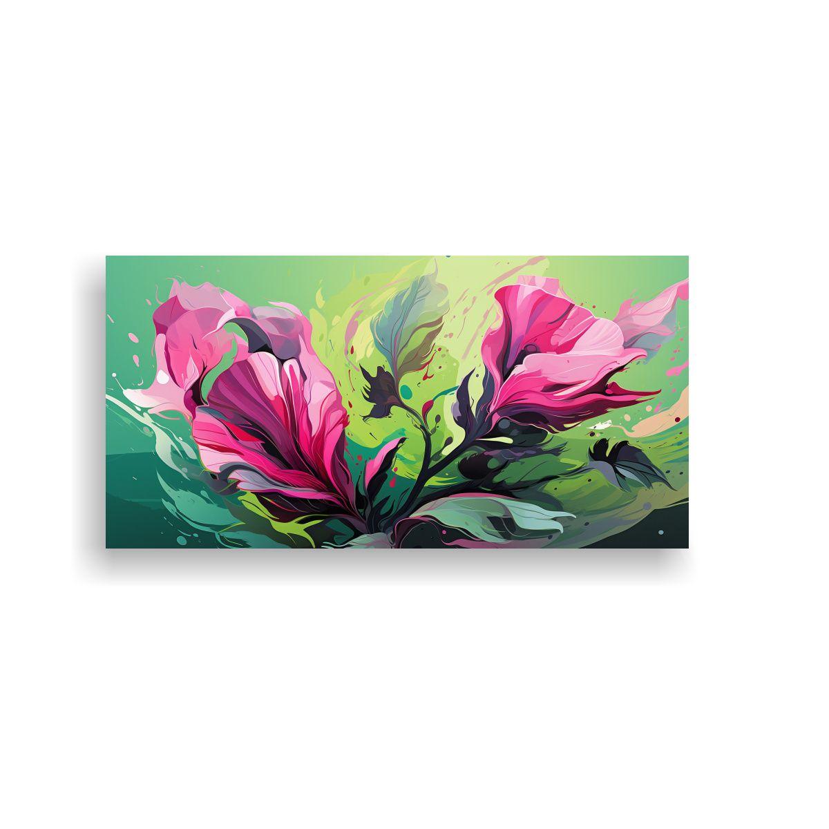 Pintura Decorativa Estilo Neonoir Simétrica 100x50 Cm-0