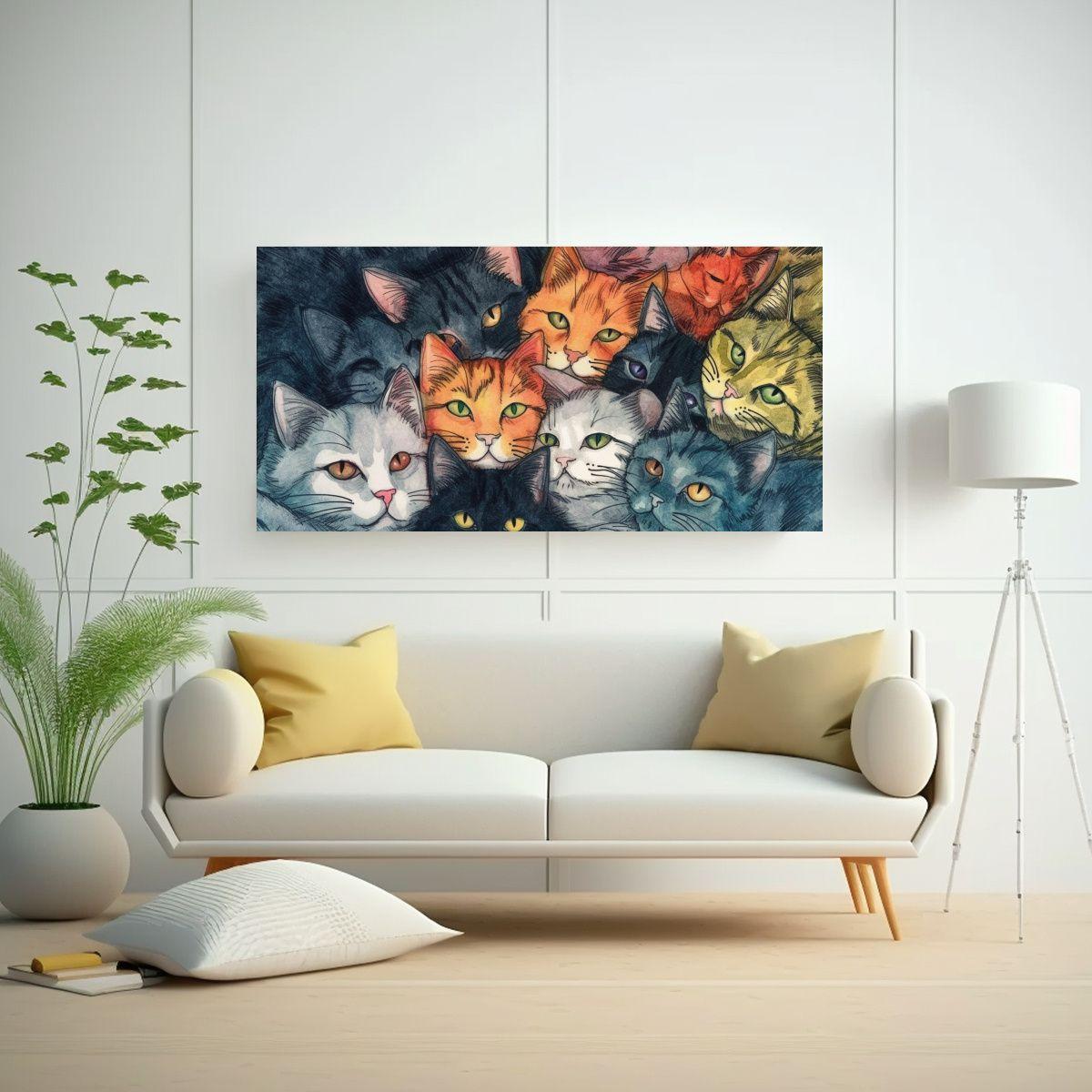 Pinturas Decorativas Vintage De Alta Definición 100x50cm-2