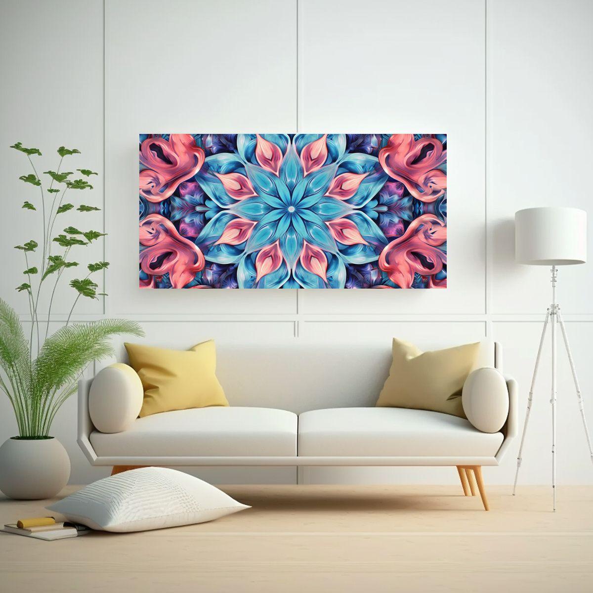Cuadro De Tonos En Bastidor De Madera Hope 80x40cm-2