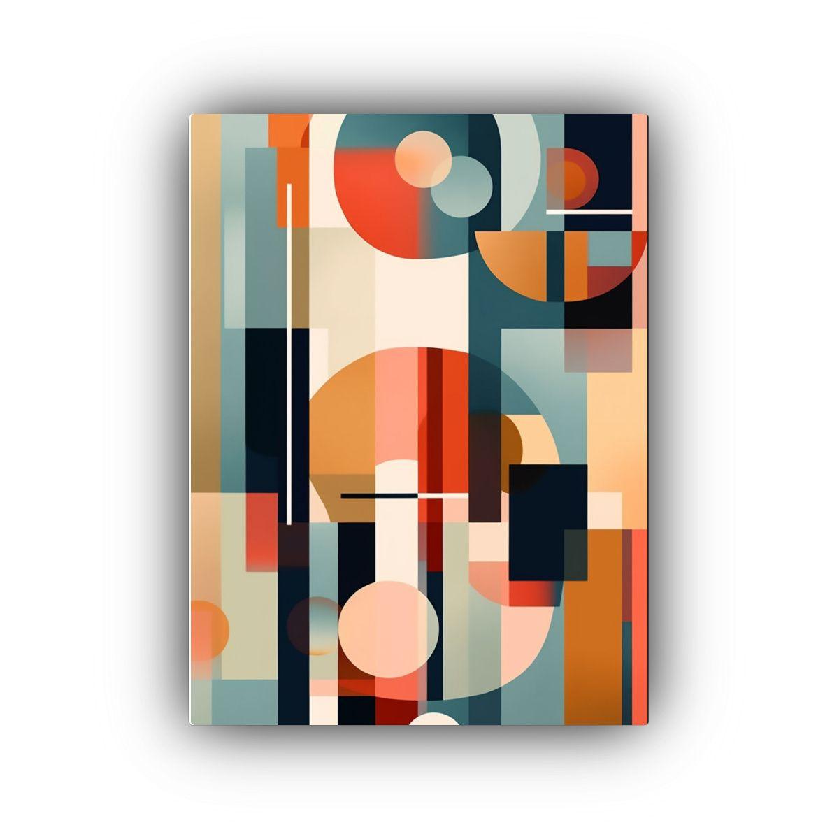 Arte Abstracto De Lienzo Con Imagen Armónica Y 50x75 Cm-0