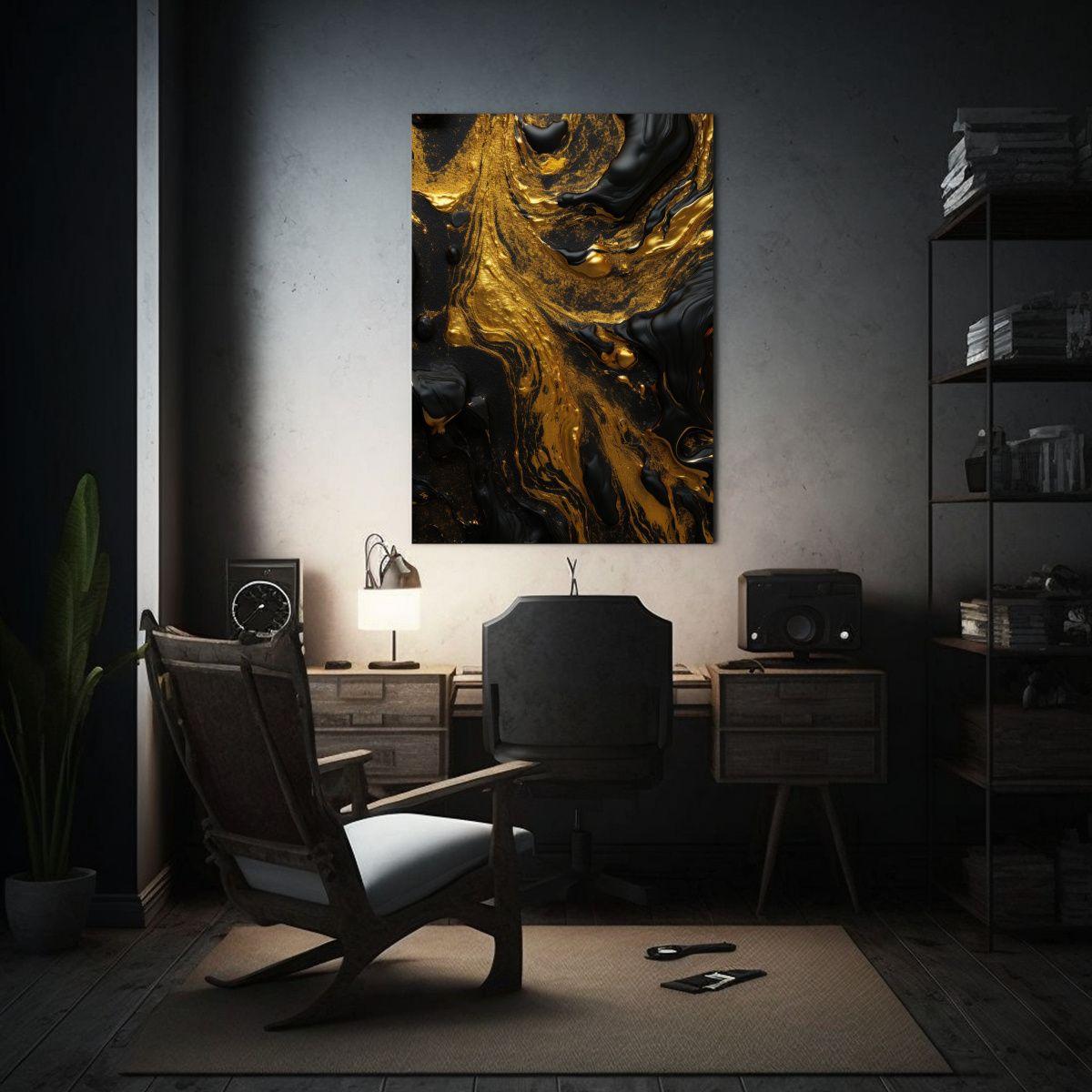 Pintura Lienzo Tela Colores Exclusivo Con Textura 60x90 Cm-2