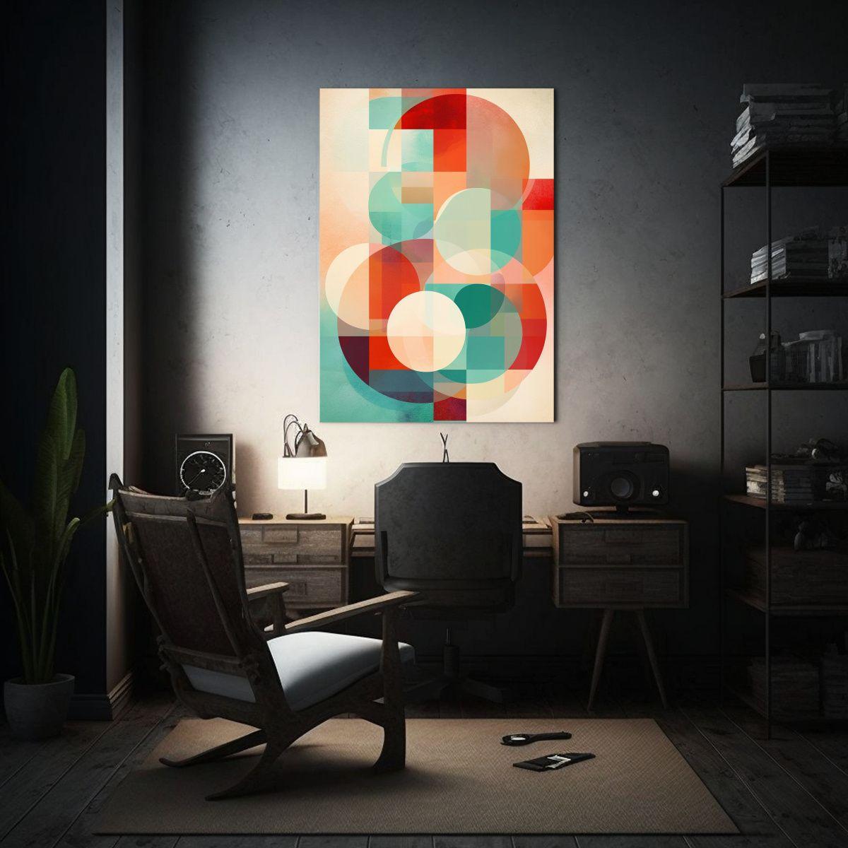 Cuadro Abstracto 8K Que Explora La Concepción De Estrellas 80x120cm-2
