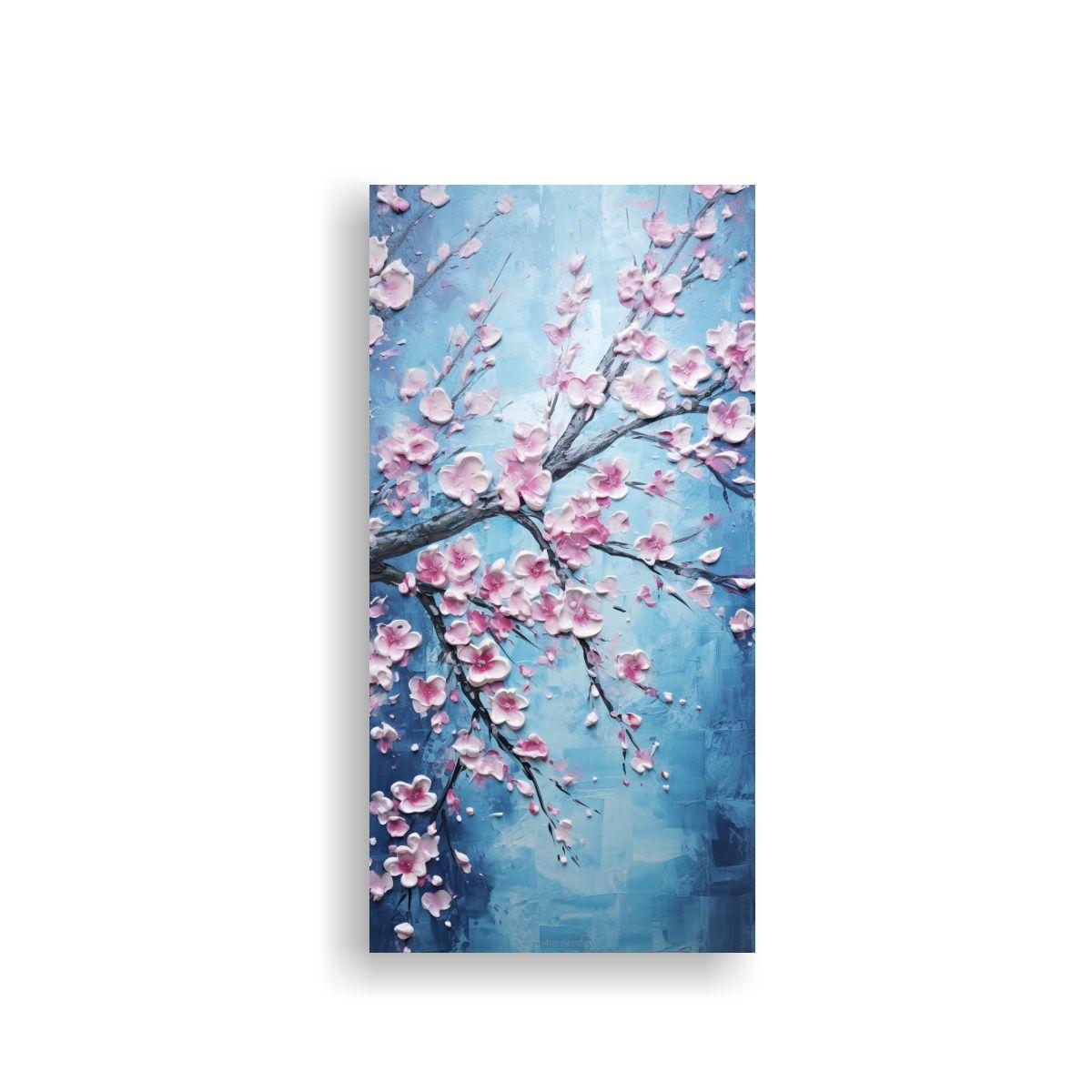 Pintura Lienzo Acuarela Protagonismo Colores 20x40cm-0
