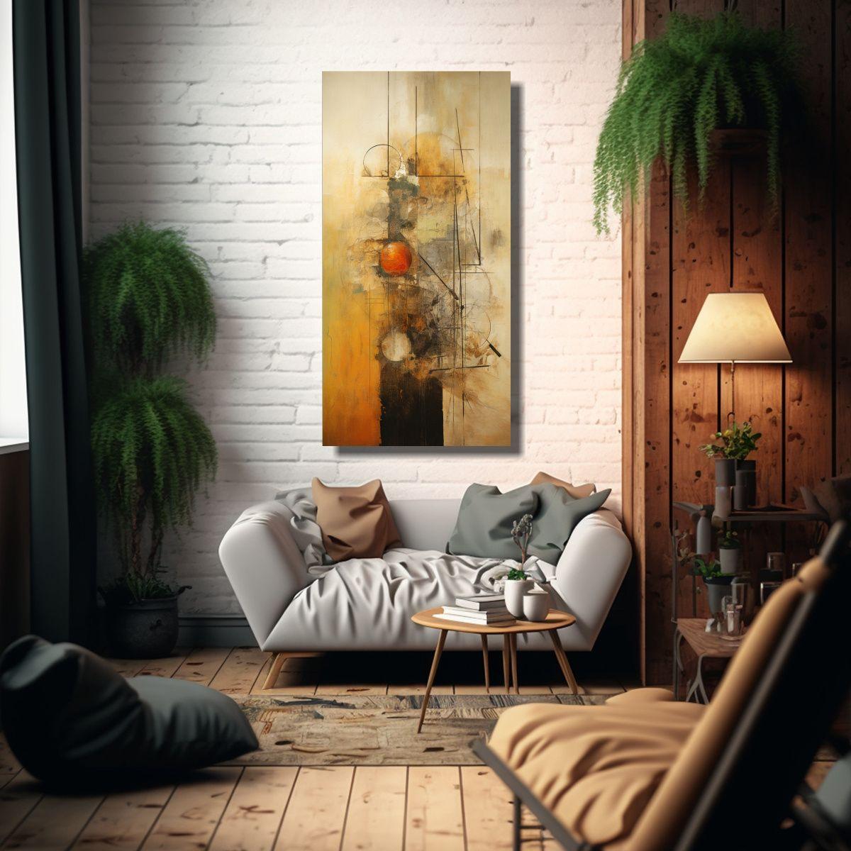 Cuadro Tema Composición Equilibrada Renacimiento  50x100cm-2