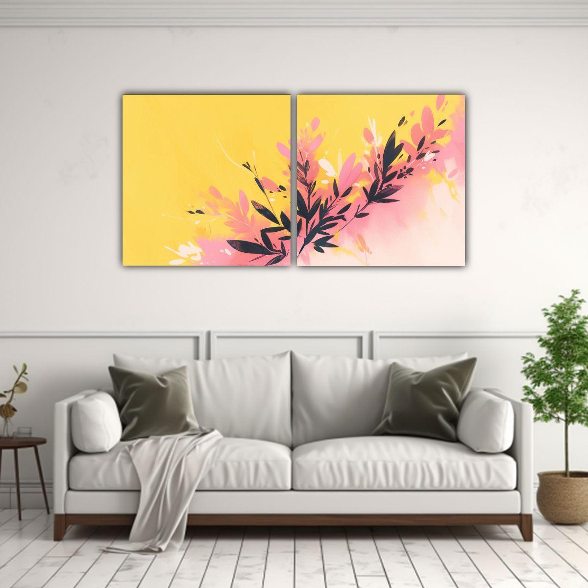 Cuadro Decorativo Estilo Neonoir En Colores 100x50 Cm-2
