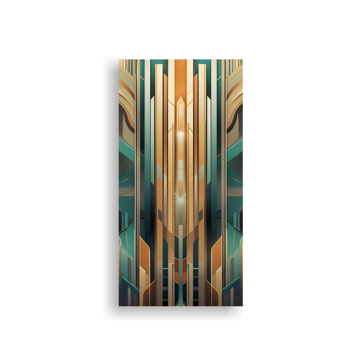 Pintura De Pared Belleza Art Deco Colores Suaves 80x160cm-0