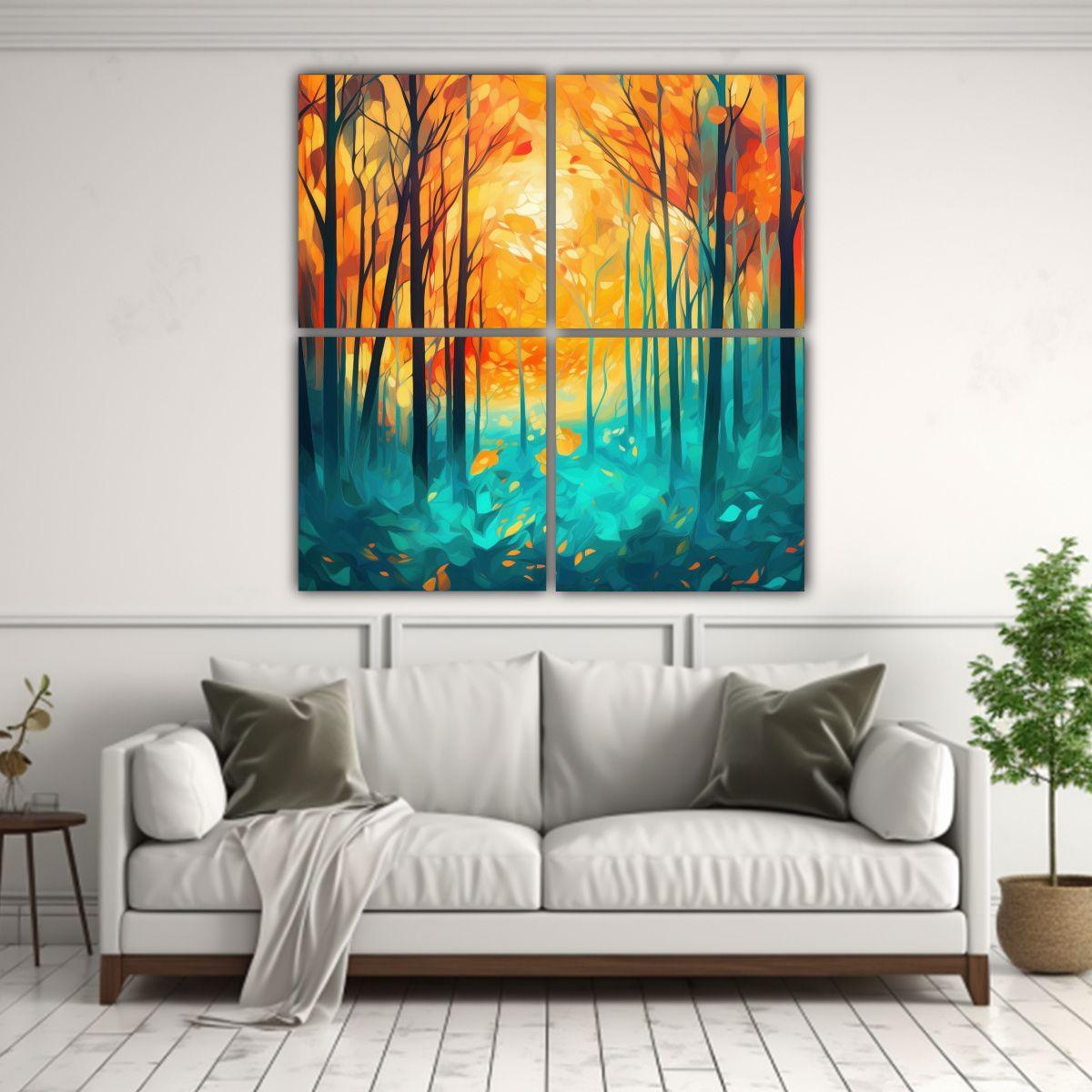 Pinturas Decorativas Surrealistas Hermosas Estilo 200x200 Cm-2