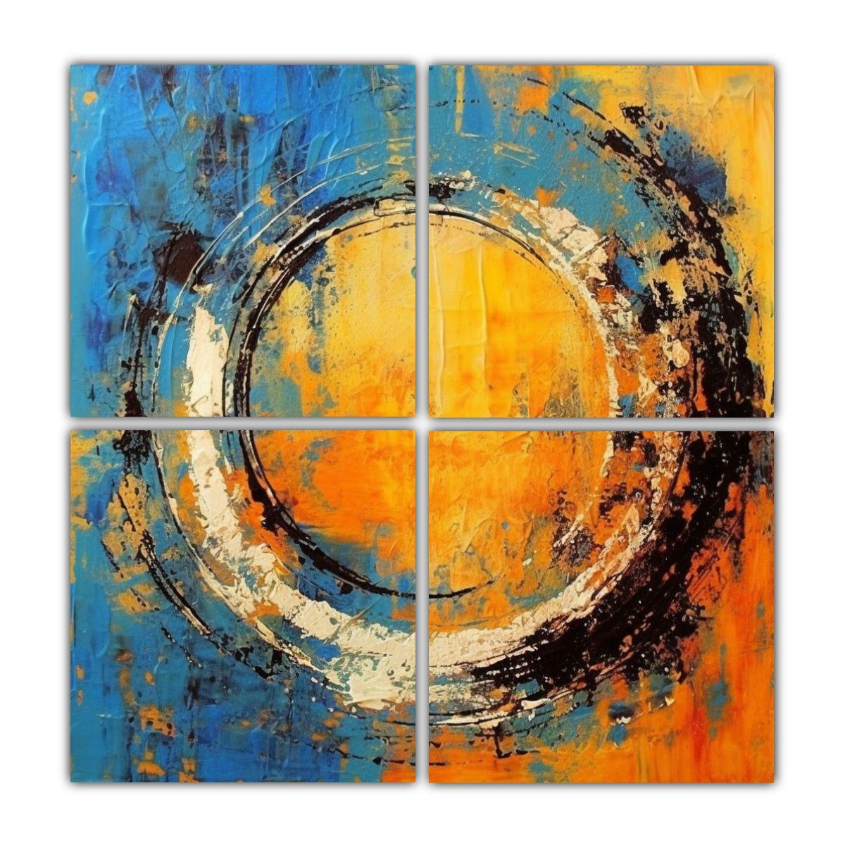 Pinturas Decorativas Modernas Con Enfoque En 200x200 Cm-0