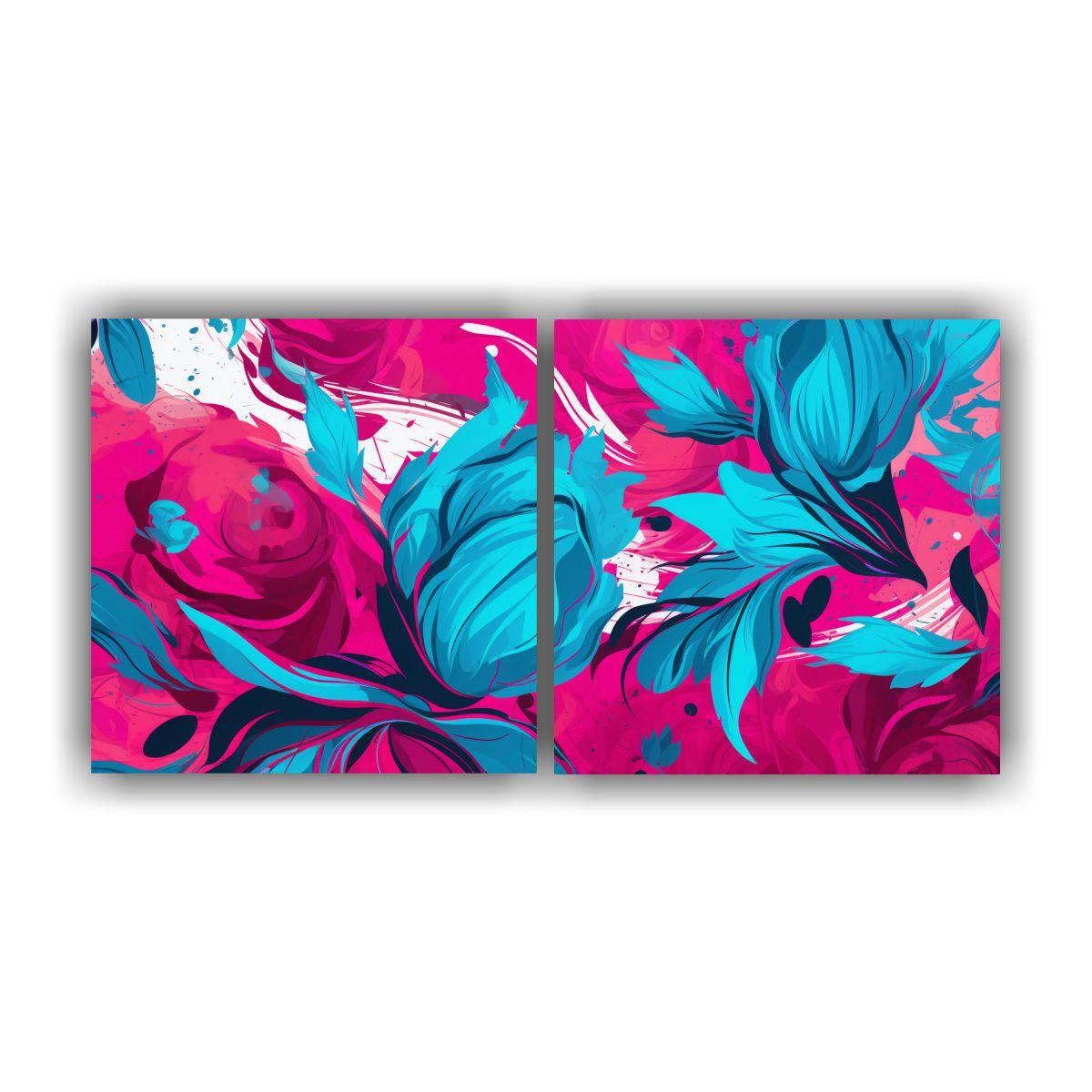Conjunto De Cuadros Decorativos En Bastidor 160x80 Cm-0