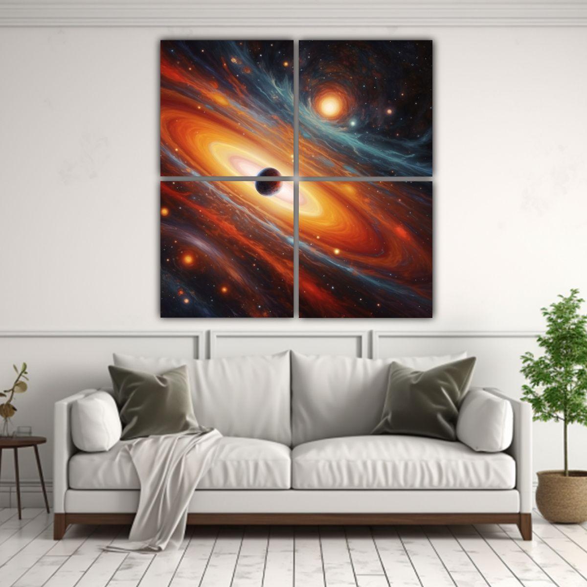 Cuadros Decorativos De Oficina En Lienzo 80x80 Cm-2