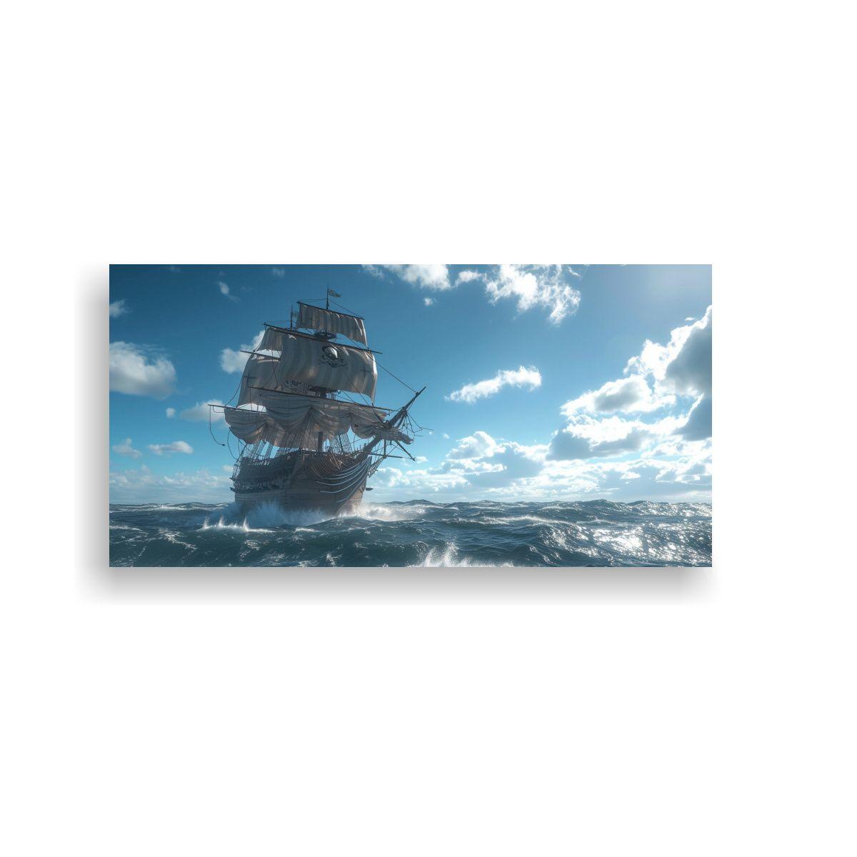 Pinturas Decorativas Clásicas De Arte: Pirata 160x80cm-0