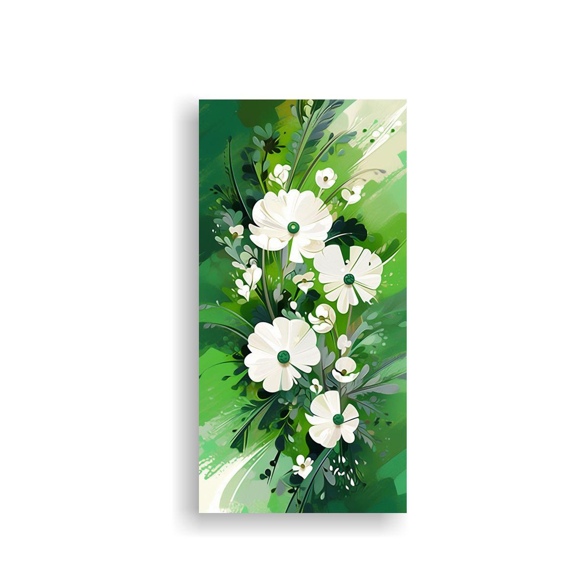 Pintura Decorativa En Bastidor De Estilo Neonoir 20x40cm-0