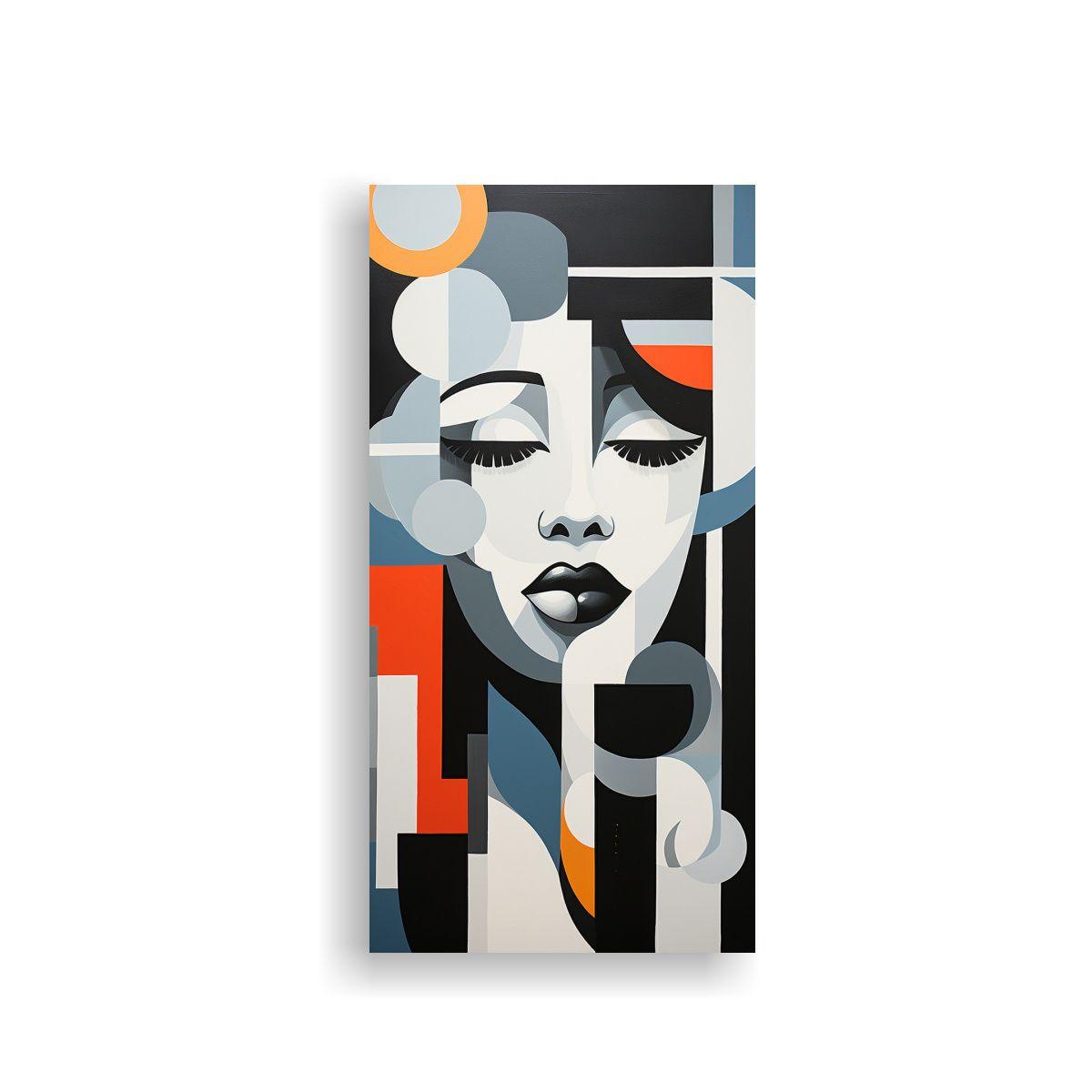 Pintura Abstracta Que Simboliza La Composición 70x140cm-0