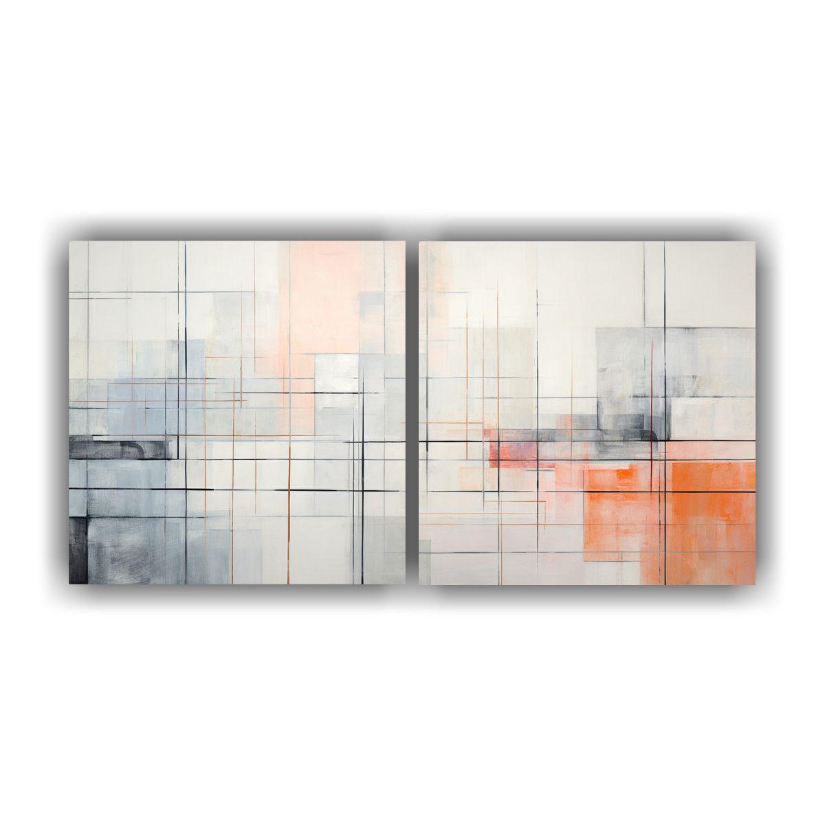 Pinturas Decorativas De Alta Calidad Con Líneas 120x60 Cm-0