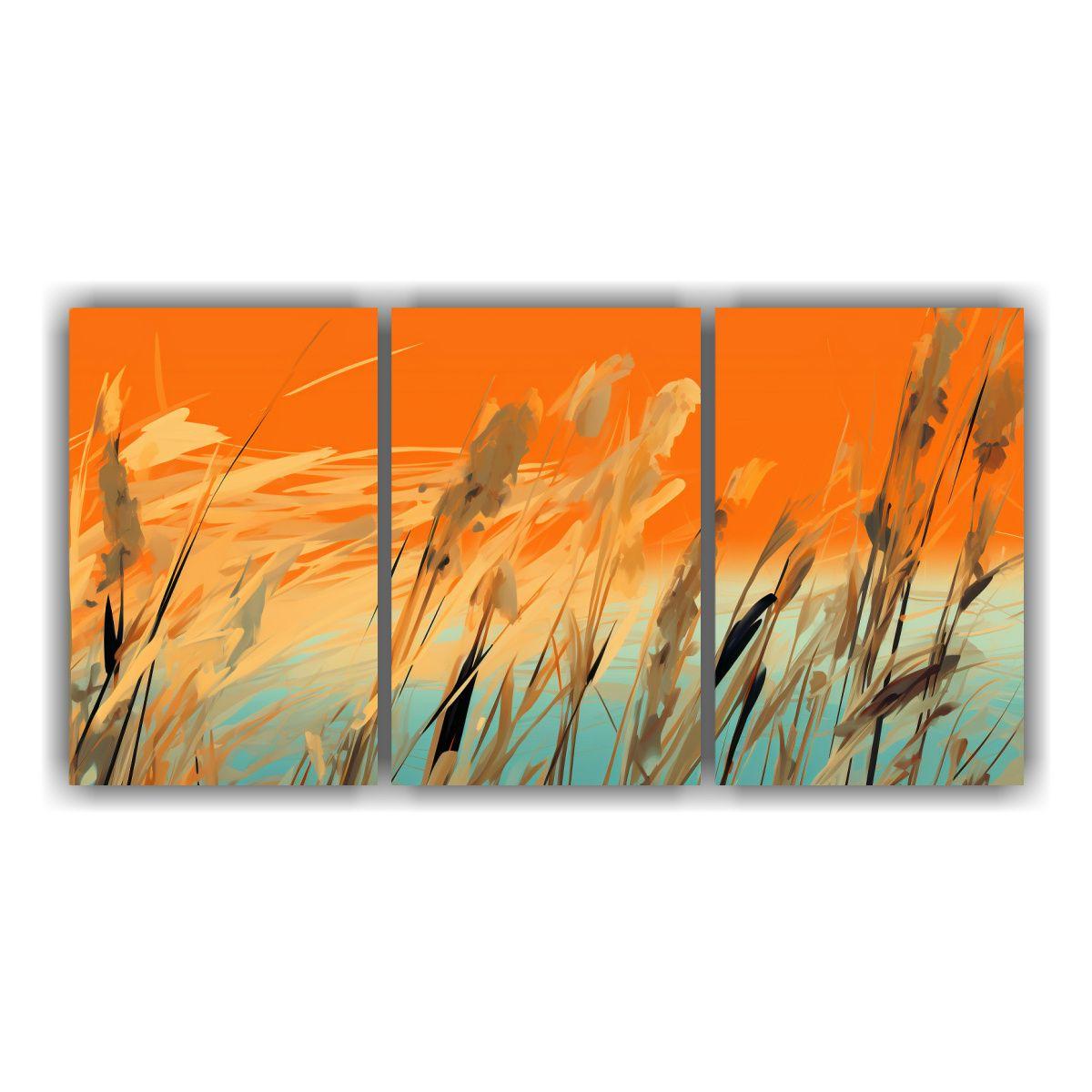 Set De 3 Cuadros Estilo Galería Para Decoración 180x90 Cm-0