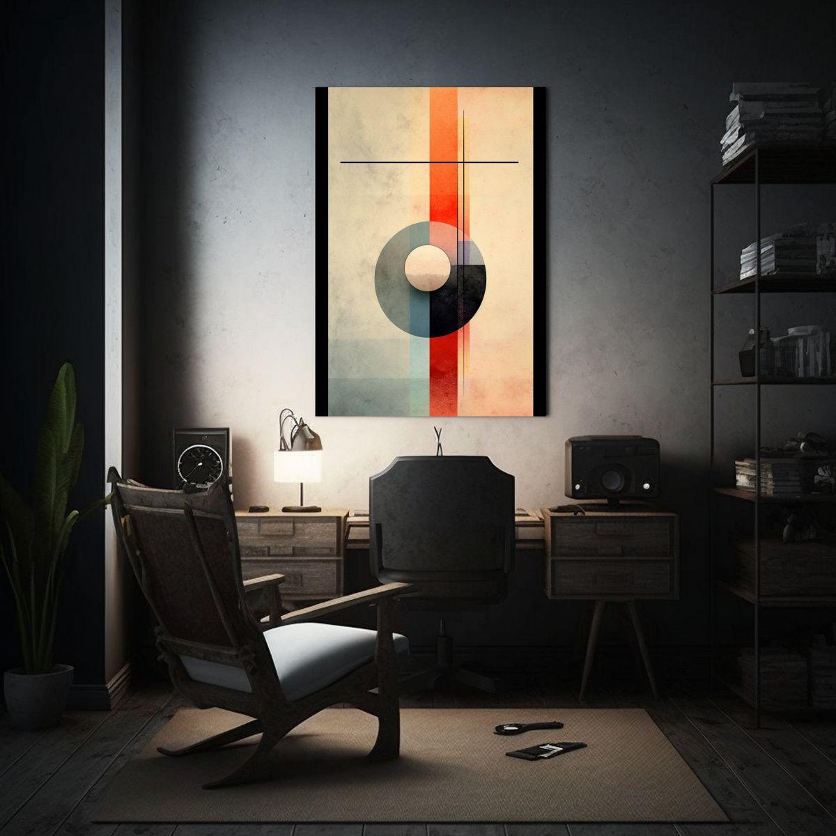 Pinturas Abstractas Minimalistas Arte Concepto 40x60cm-2