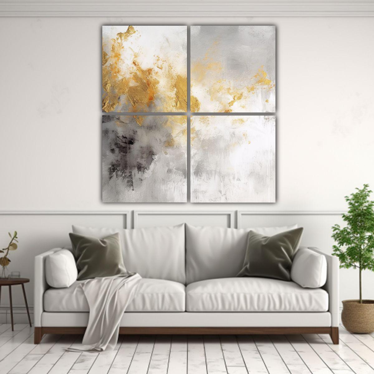 Pintura Decorativa De Fondo Blanco Con Texto 40x40 Cm-2