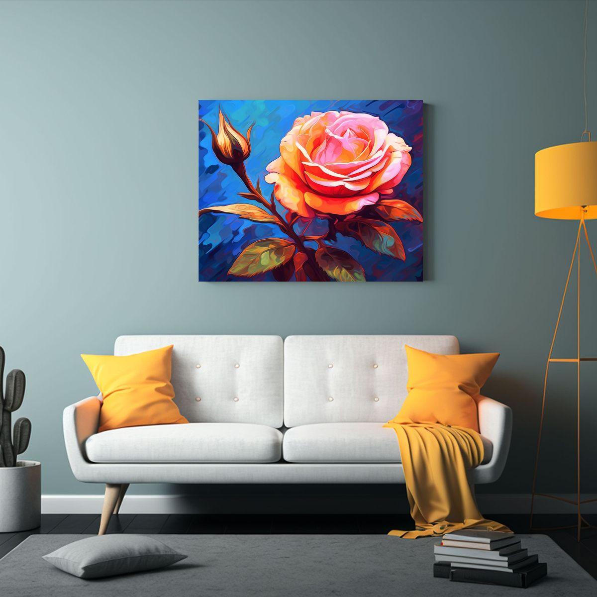 Pinturas Decorativas De Arte Conceptual En Gama 60x40cm-2