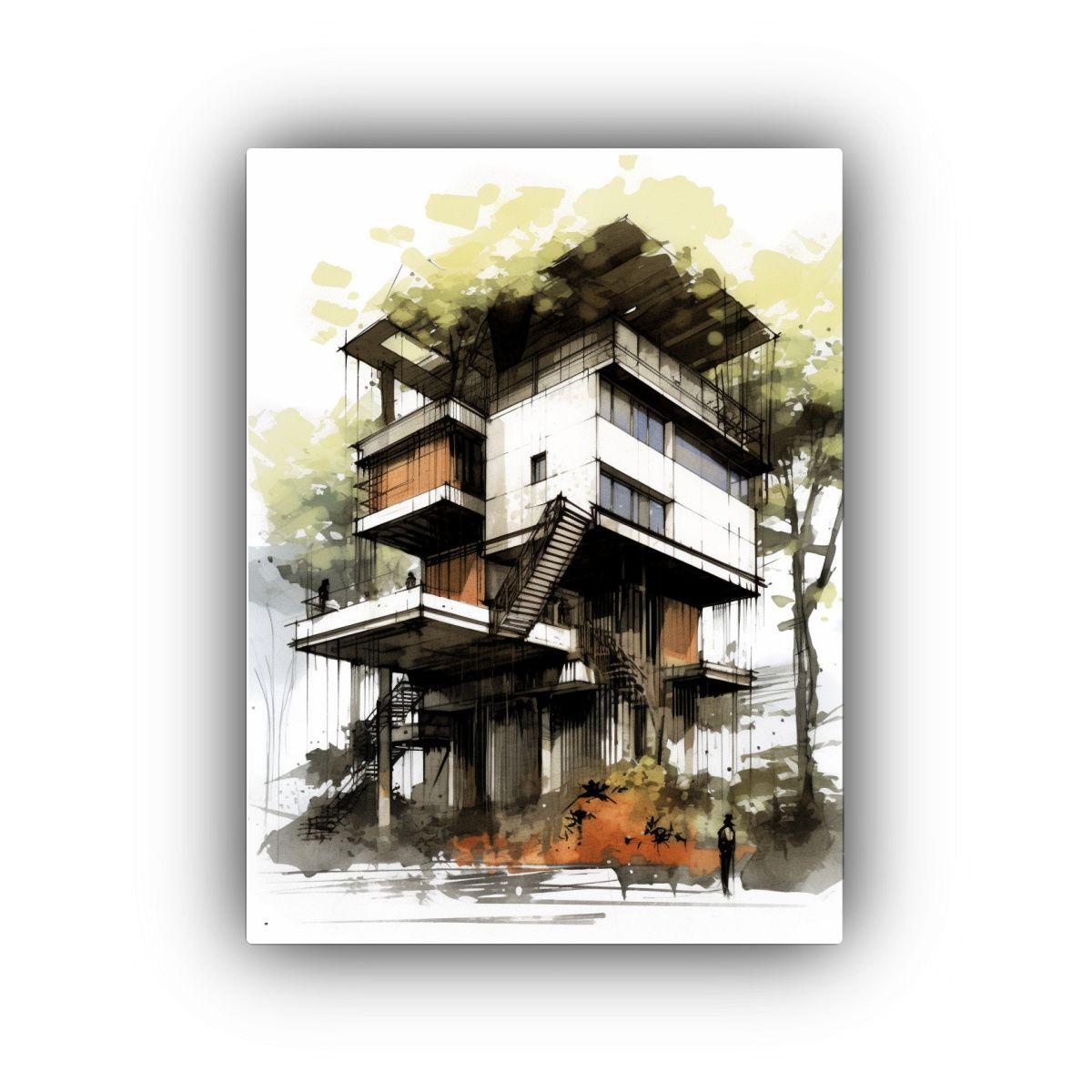 Cuadro Composición Belleza Natural Estilo Casa 40x60cm-0