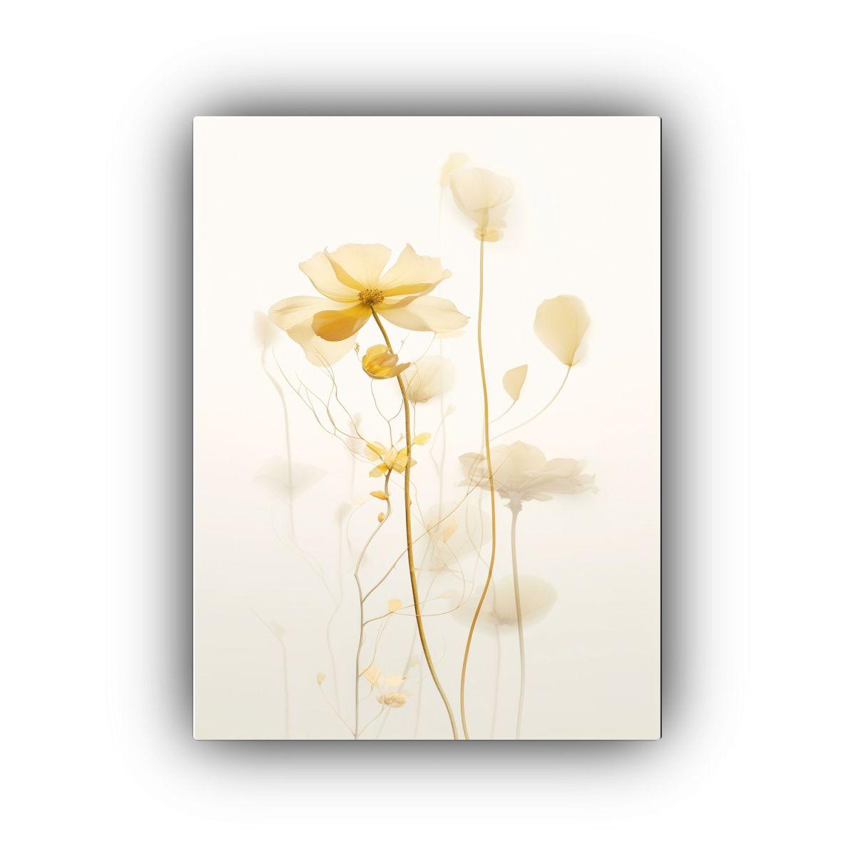 Cuadro Tonos Estético Li Relajante Amarillo 60x90cm-0