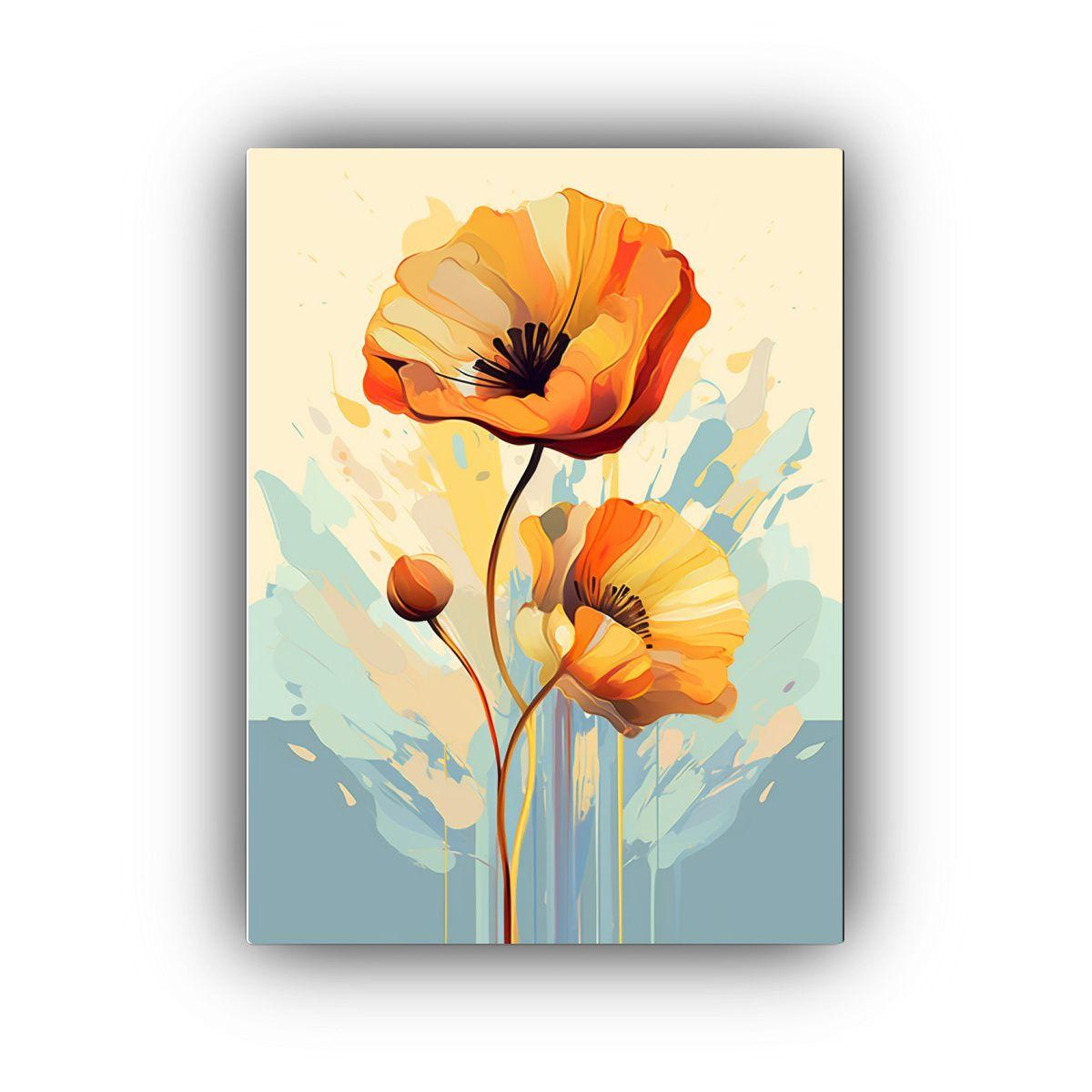Cuadro De Lienzo Elegante Con Composición Estilo 50x75cm-0