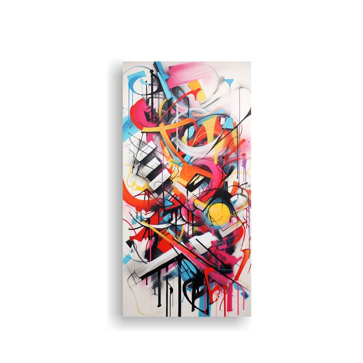 Cuadro Espectacular De Graffiti Estilo 50x100cm-0