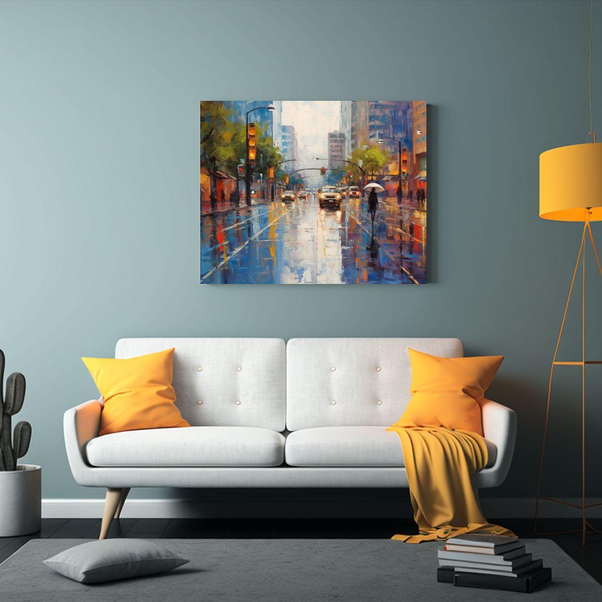 Cuadro Decorativo De Alta Resolución De Un Día 90x60cm-2