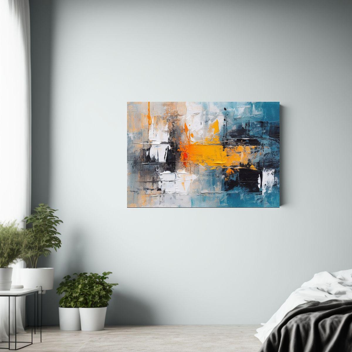 Cuadros Decorativos Abstractos Minimalistas De óleo. 120x80cm-2