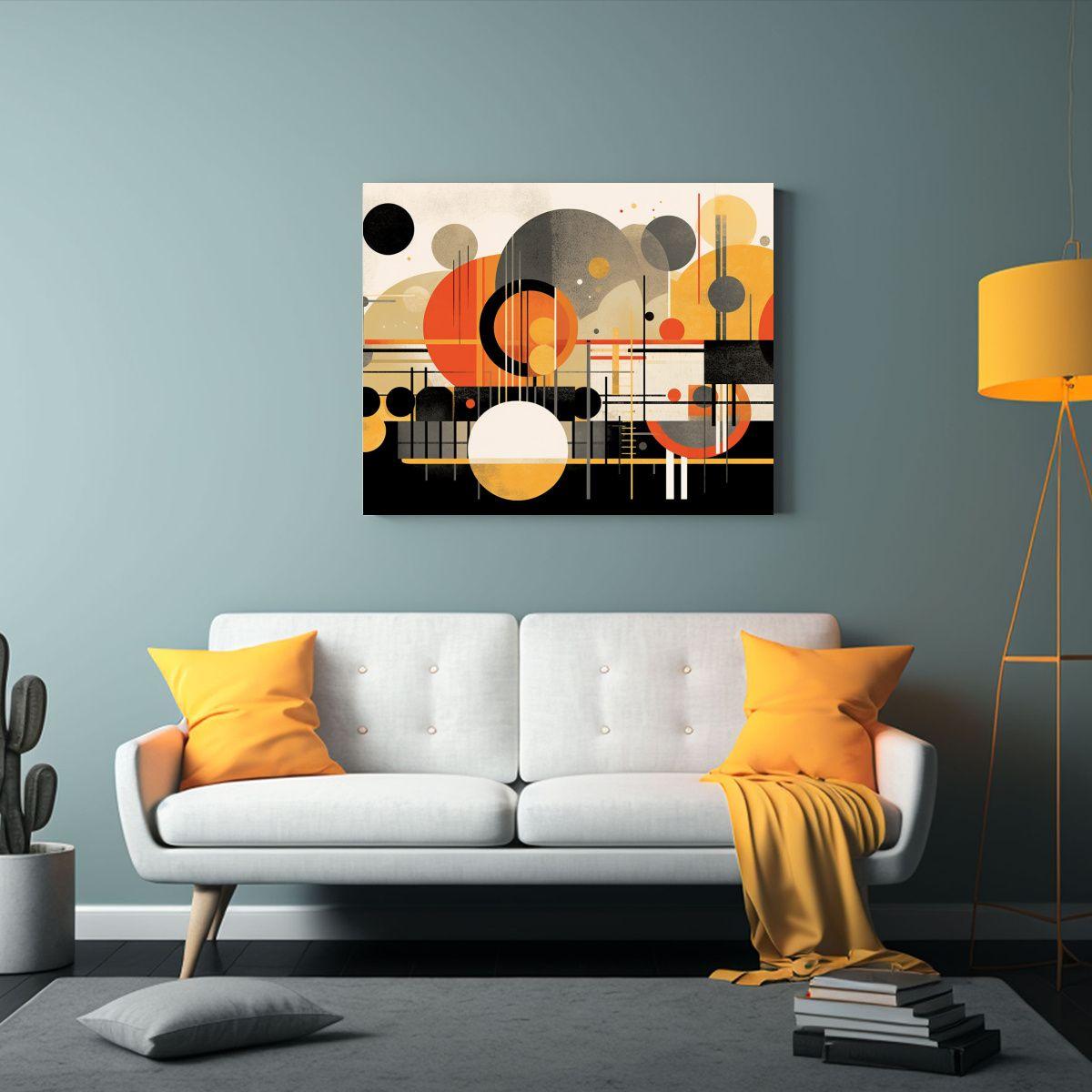 Arte En Bastidor: Fantástica Tela Calida Representación Gr 65x50cm-2