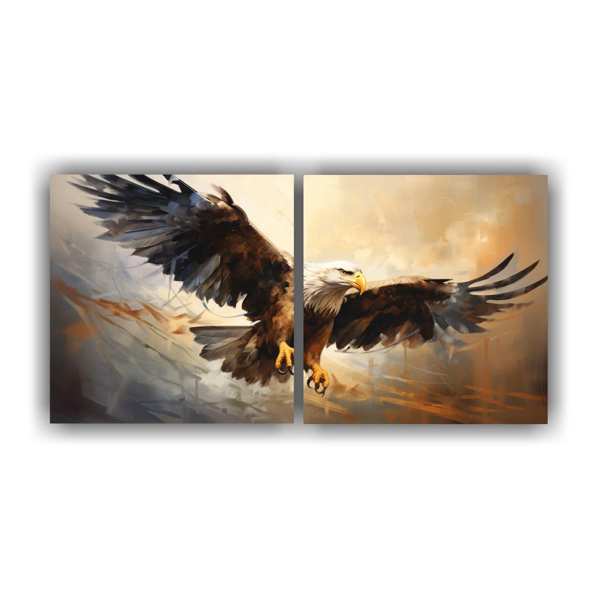 Pinturas Abstractas De Naturaleza Viva Con Vuelo 40x20 Cm-0
