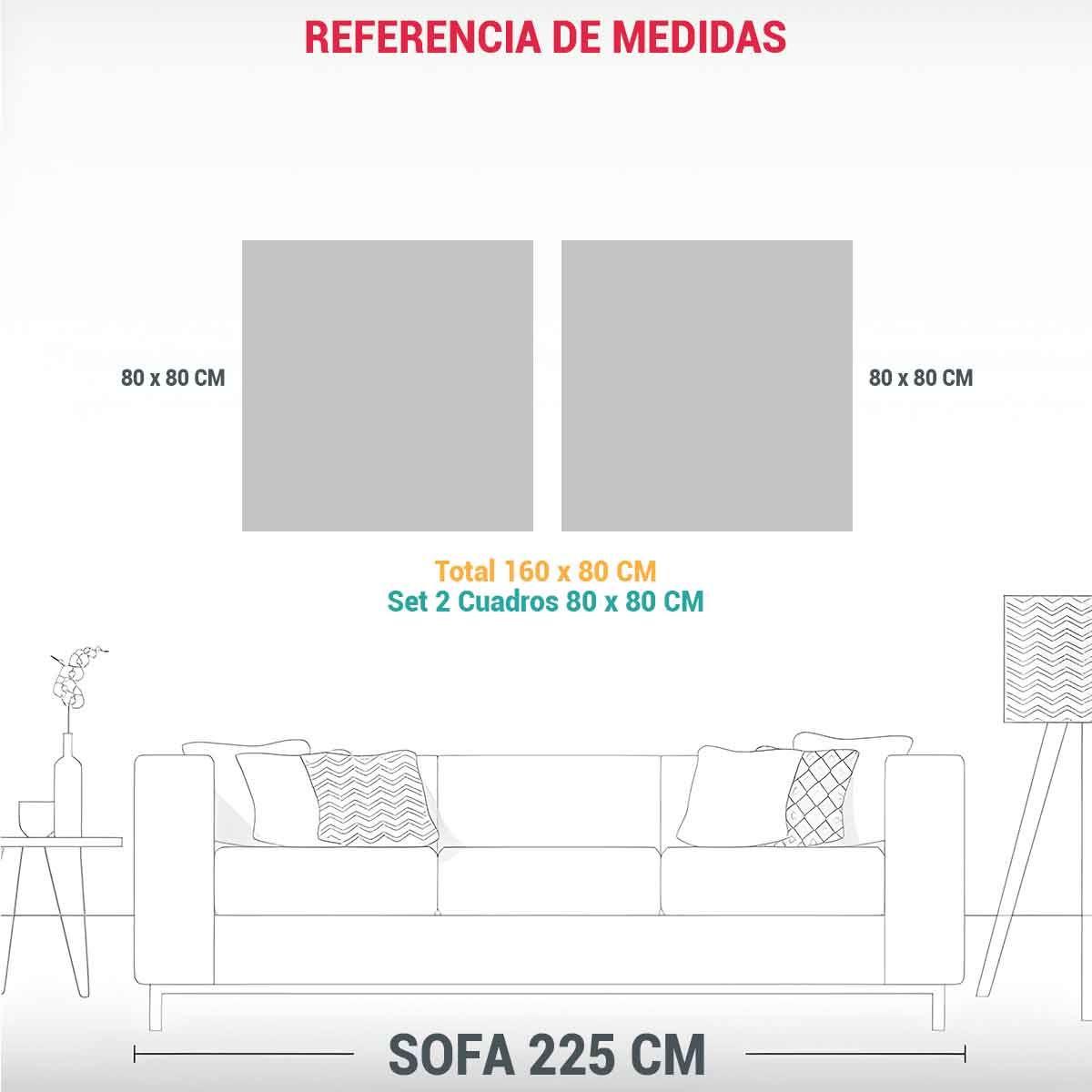 Pinturas Decorativas Al óleo Estilo Puntillismo 160x80 Cm-1