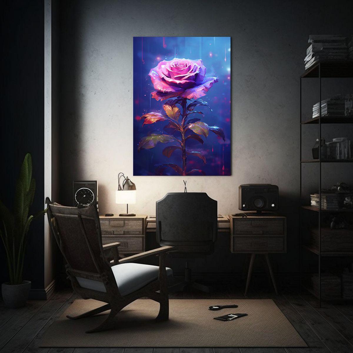 Cuadro Conceptual Resistente Estilo Arte Digital 80x120cm-2