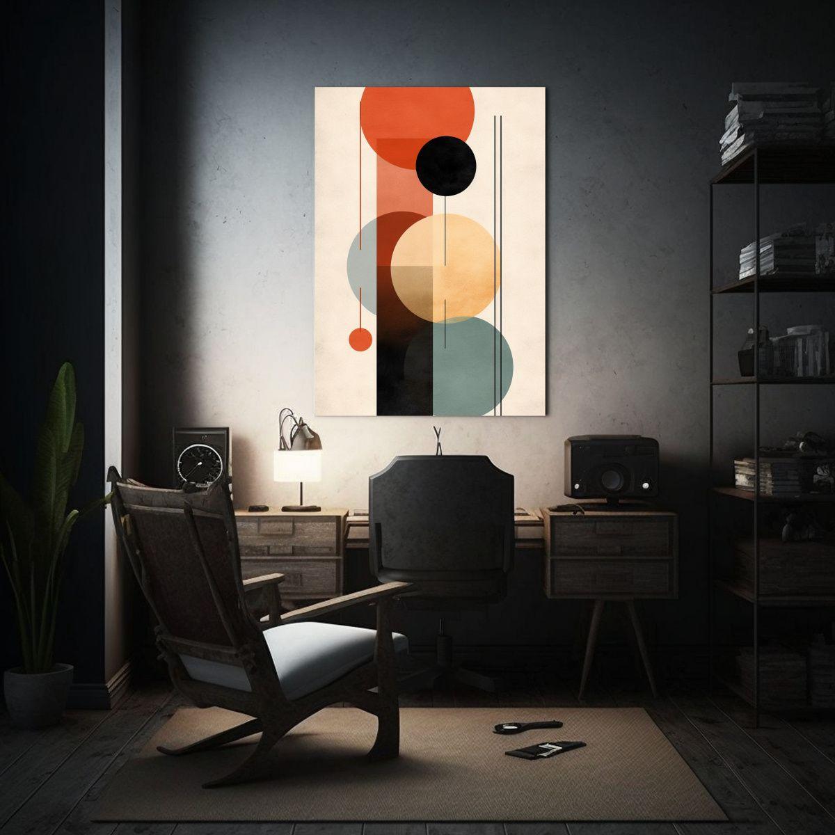 Pinturas Decorativas De Estilo Galería Floral Minimalista A 60x90cm-2