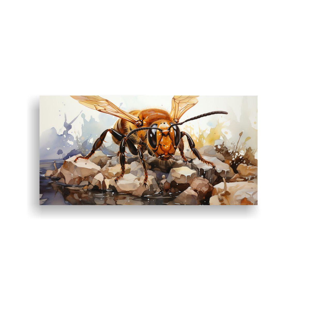 Arte De Pared Inspirador En Marrón Y Ónix Estilo 120x60cm-0