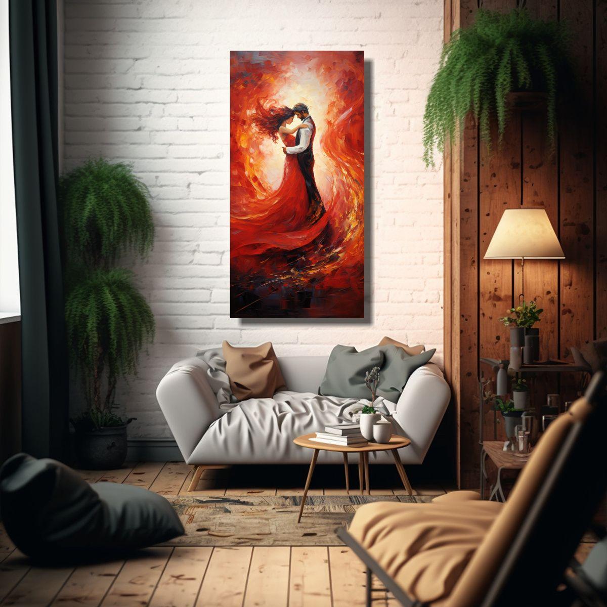 Cuadro Decorativo Vintage Espacio Abstracto Vals 20x40cm-2