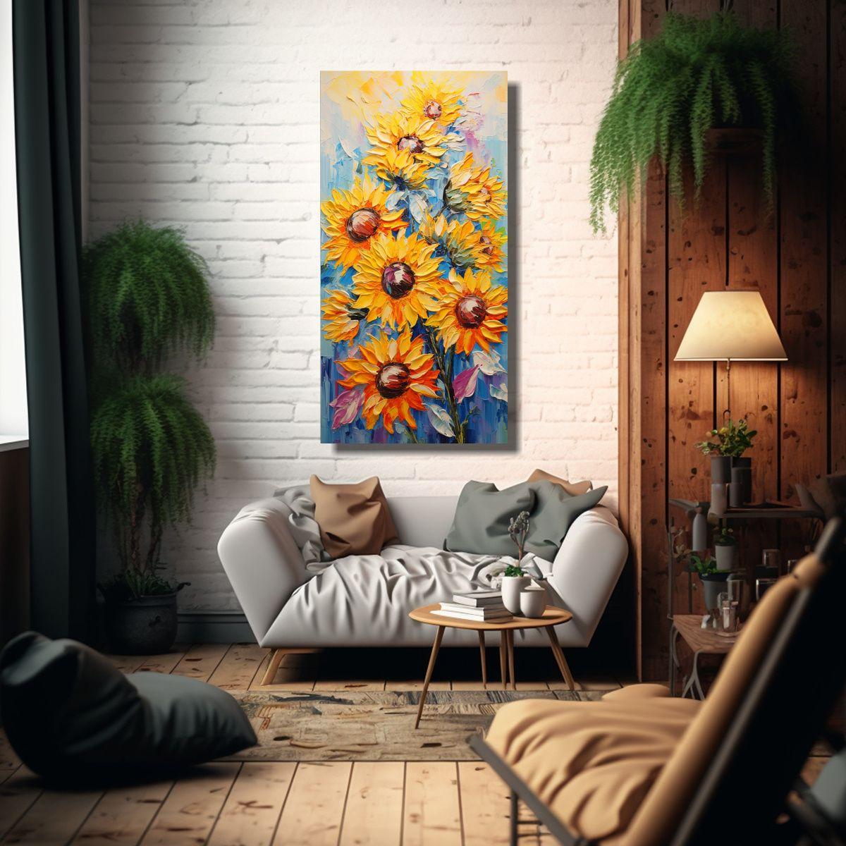 Tela En Bastidor Movimiento Juveniles Con Pintura 60x120cm-2