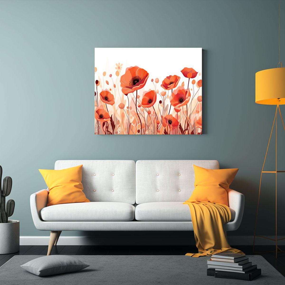 Cuadro De Expresión Efecto Visual Estilo Boho Dibujado A Ma 90x60cm-2