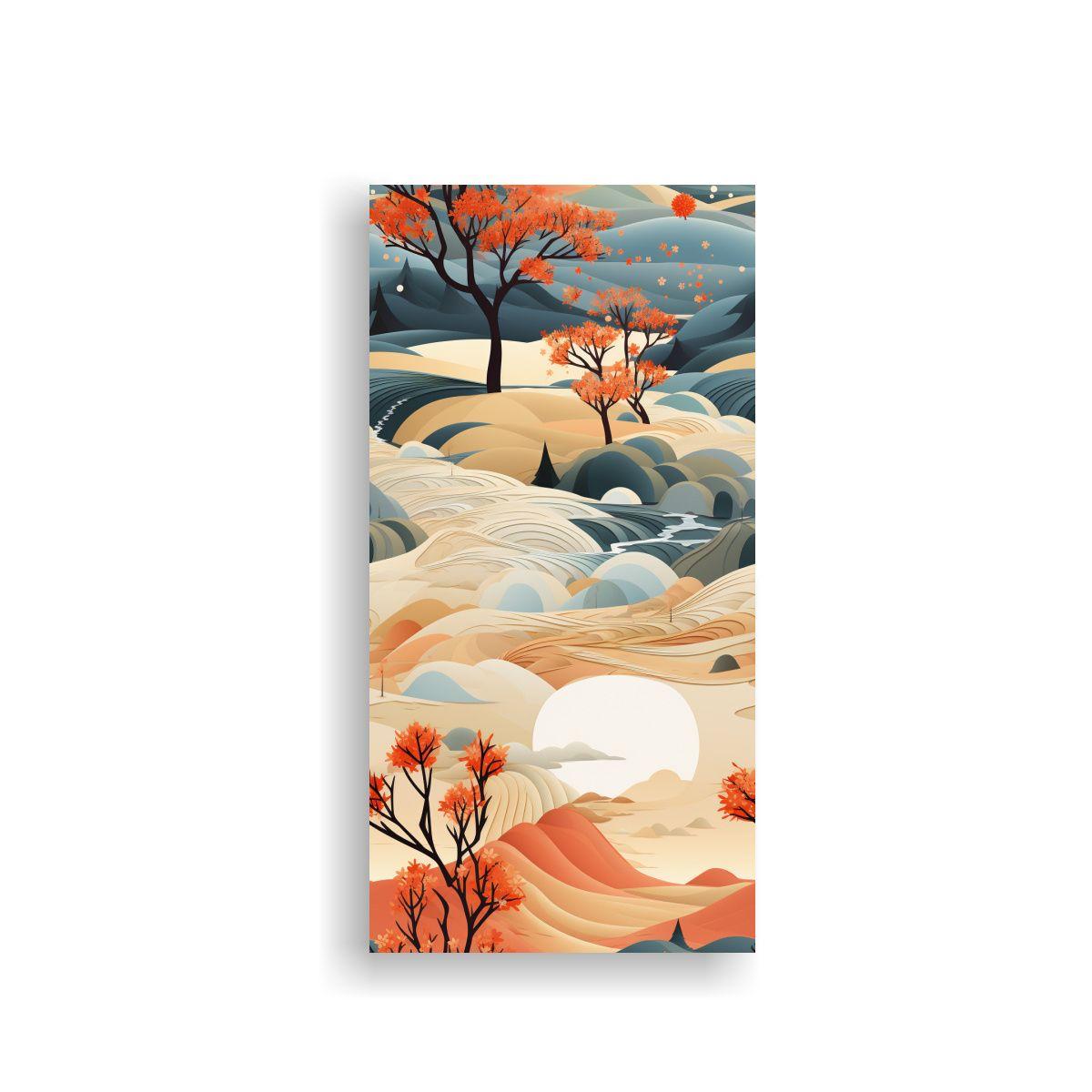 Lienzo Abstracto Único Para Decoración, Paisaje 30x60cm-0