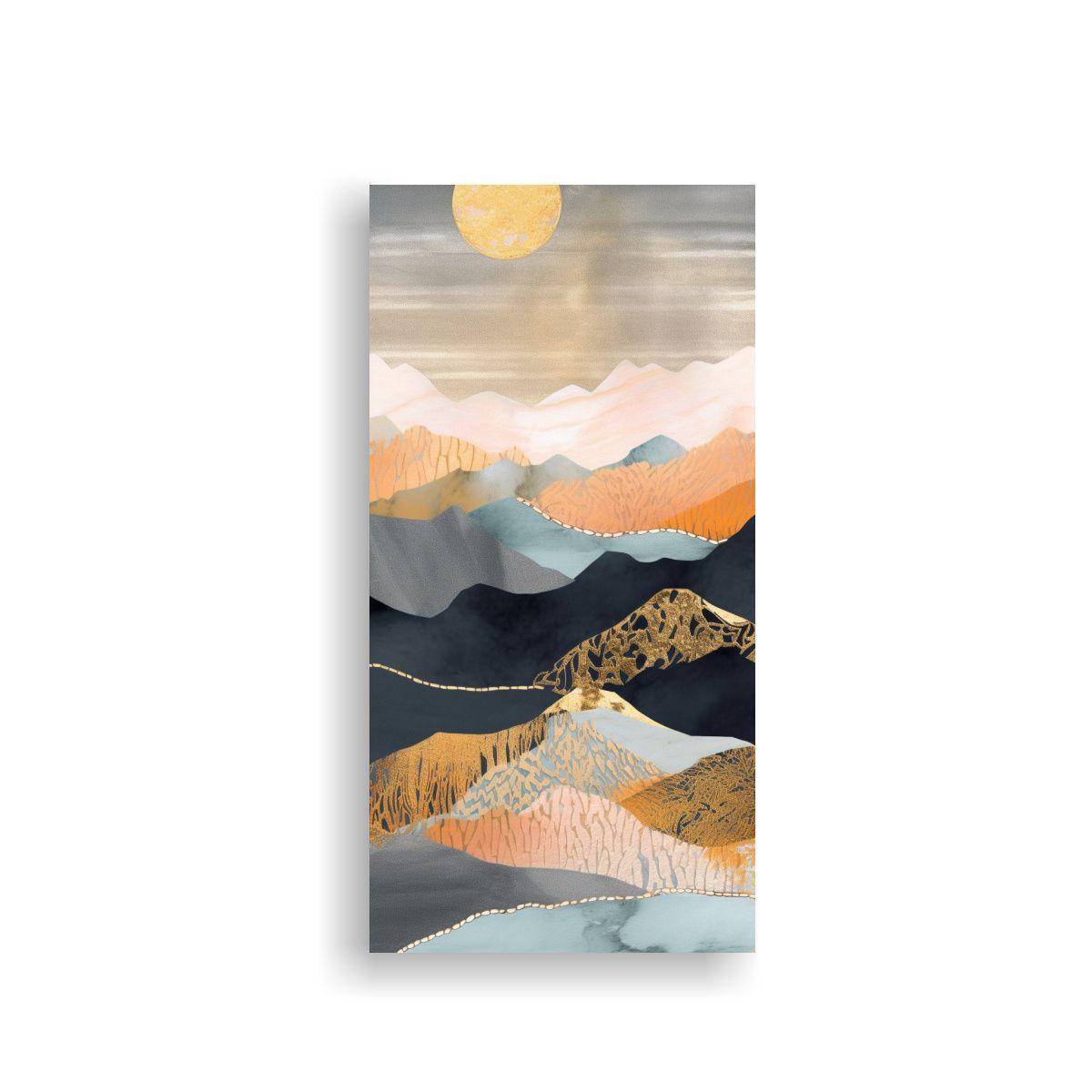 Paisaje Abstracto Colina Plana Con Diferentes 30x60 Cm-0