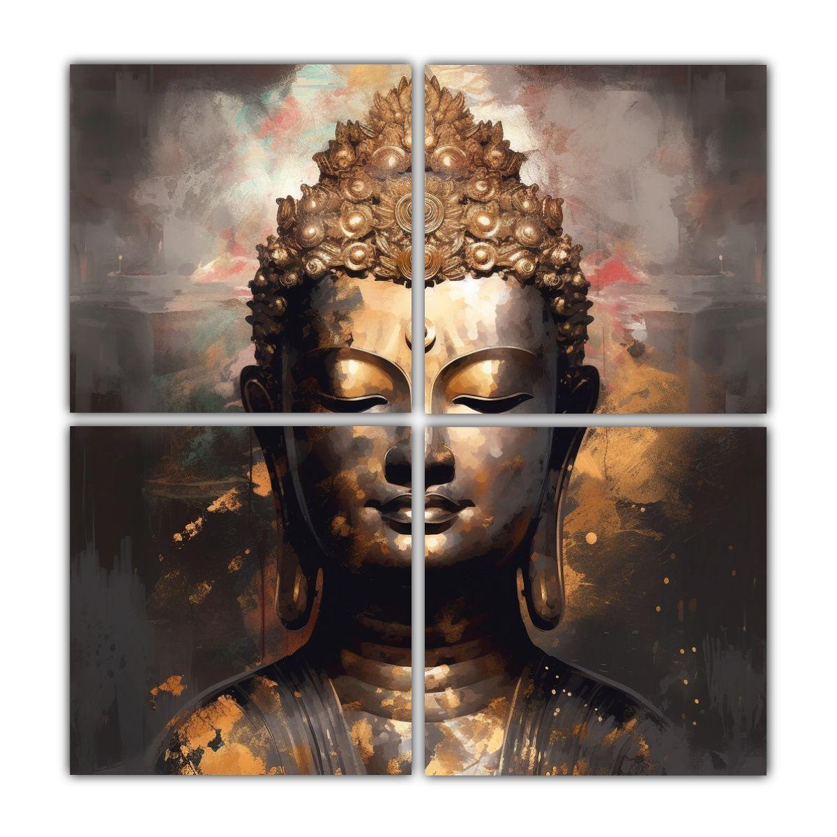 Pintura Digital Estilo Arte Moderno Escena 120x120 Cm-0