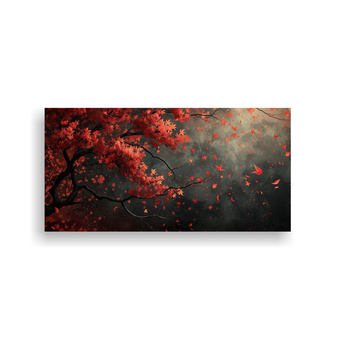 Pintura Decorativa De Patrón Intenso Sobre Fondo 100x50cm-0