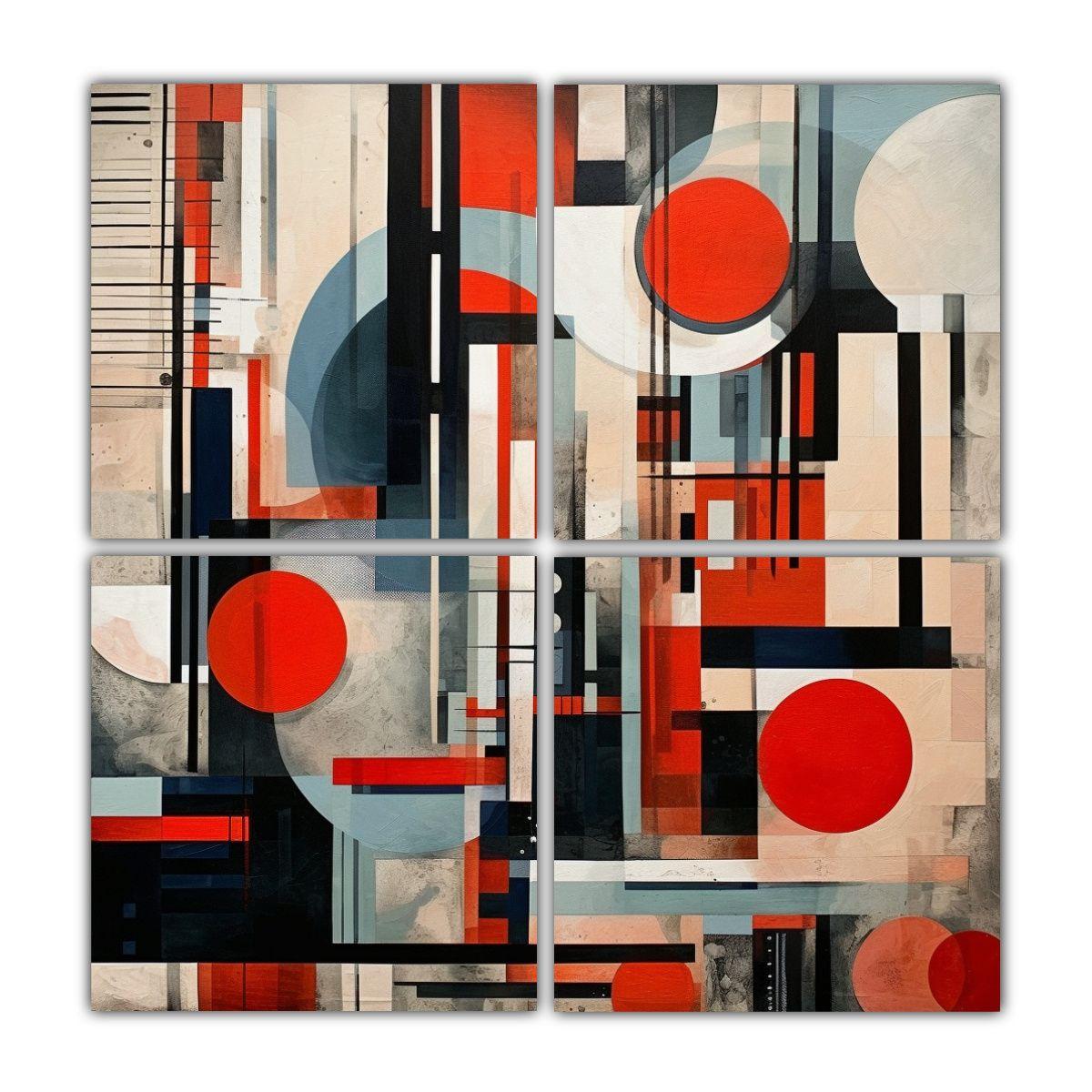 Decoración De Naturaleza Viva Abstracta En Arte 180x180 Cm-0