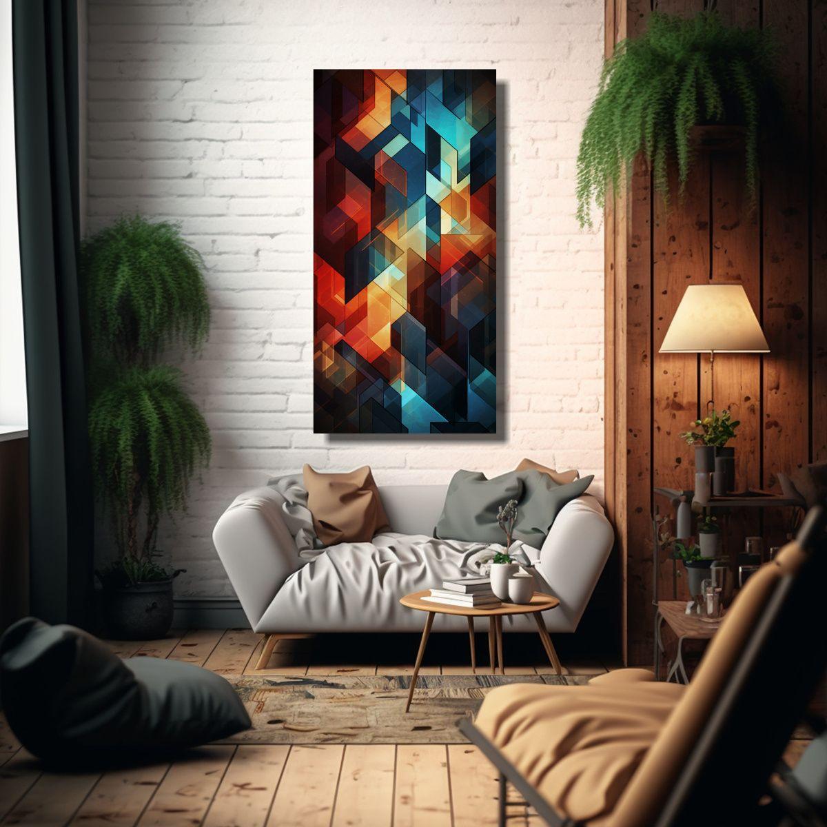 Pinturas Abstractas Para Decorar El Comedor 80x160cm-2